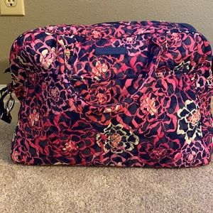 Vera Bradley Katalina Pink Duffle Bag/Tote